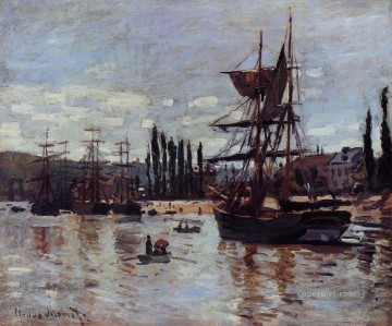 ボート Painting - ルーアン クロード モネのボート